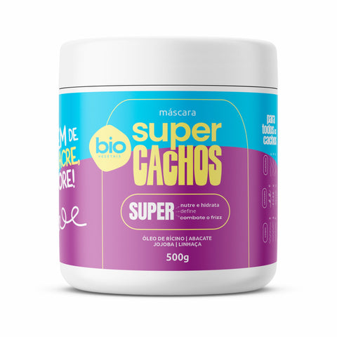 Máscara Potencializadora Super Cachos Biovegetais 500g