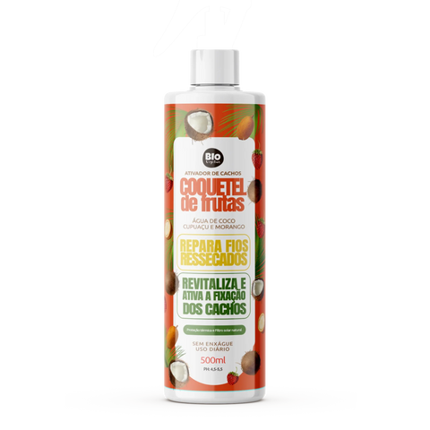 Coquetel Morango e Cupuaçu Ativador de Cachos 500ml