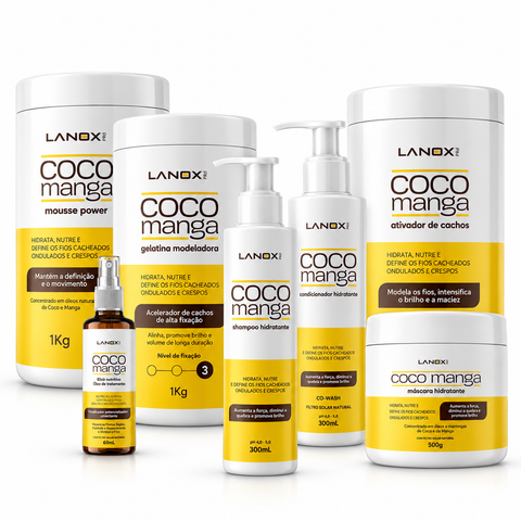 Linha Completa CocoManga Lanox — 7 Produtos