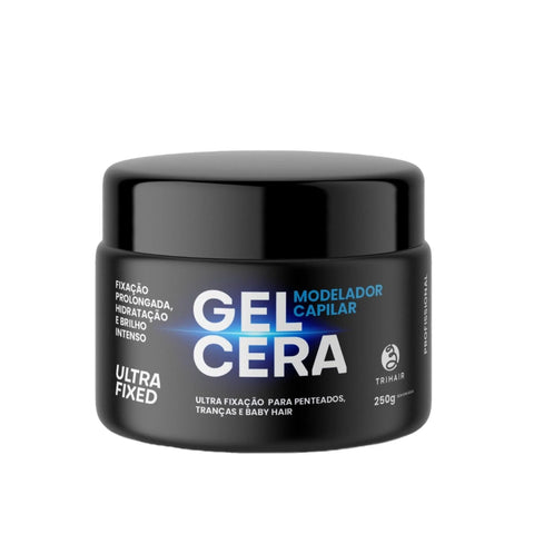 Gel Cera Modelador Trihair 250g fixação forte