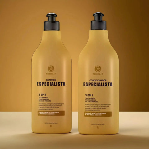 Duo Especialista Trihair 1L Shampoo e Condicionador