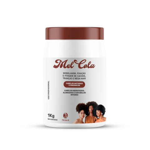 Mel Cola Trihair 1kg gel modelador vegano para cachos