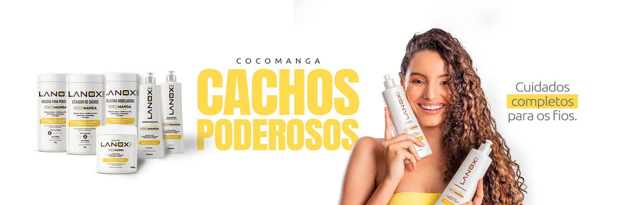 Chegou a salvação dos cachos ressecados: descubra a linha Coco Manga!