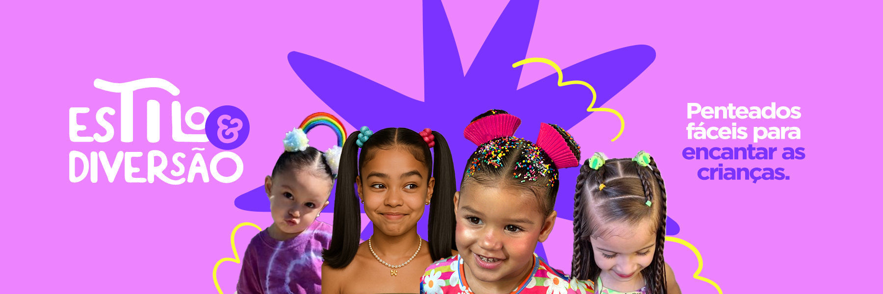 Estilo e diversão: penteados fáceis para encantar as crianças