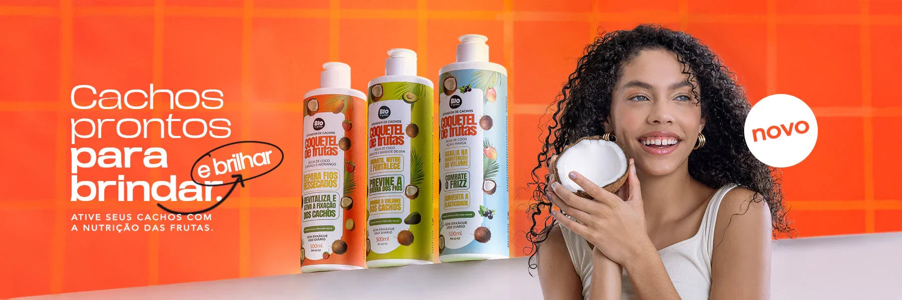 Frutas no Cabelo? Sim! Conheça o Novo Ativador Coquetel de Frutas da Trihair