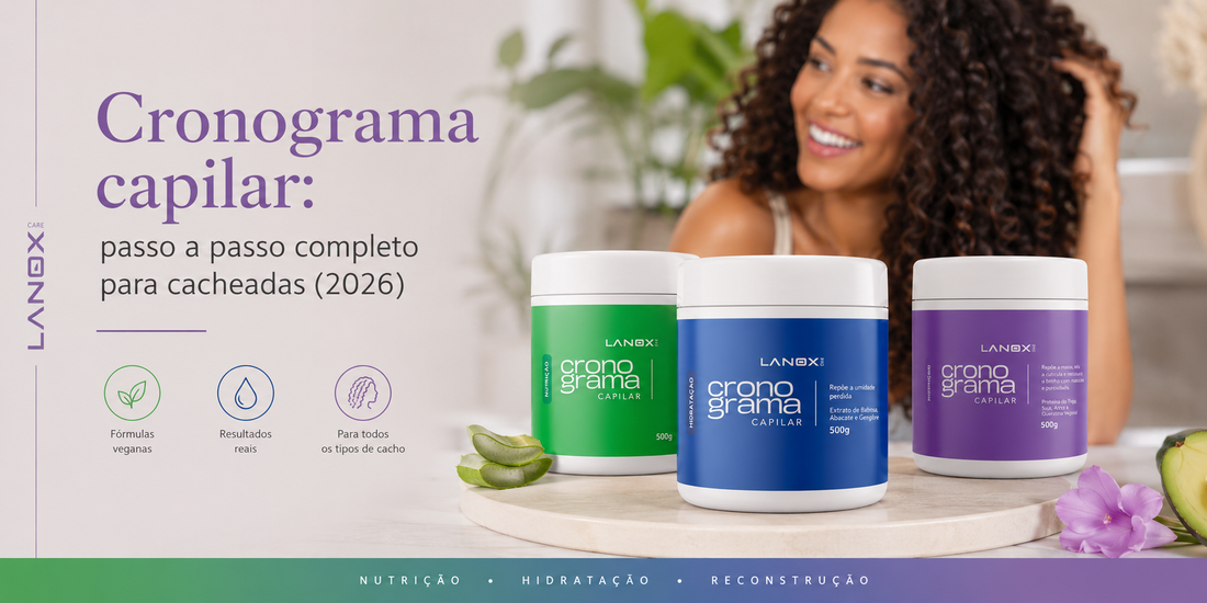 Cronograma capilar: passo a passo completo para cacheadas (2026)