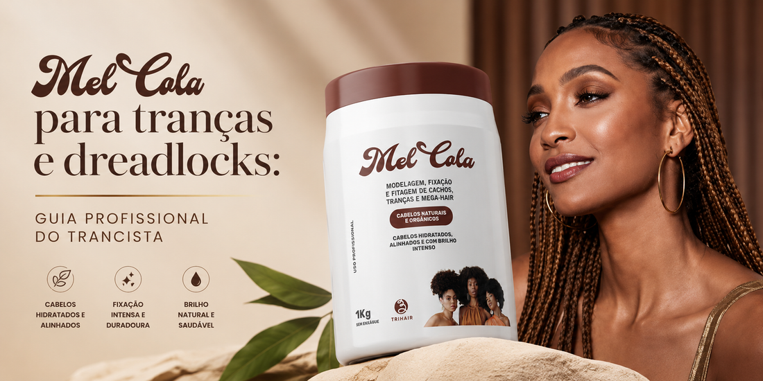 Mel Cola para tranças e dreadlocks: guia profissional do trancista
