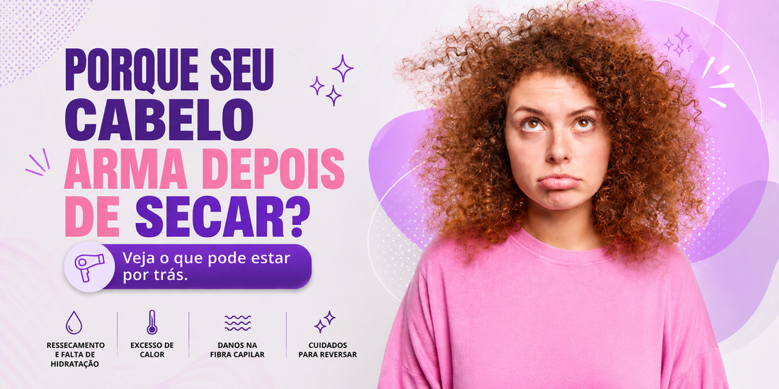 Por que seu cabelo arma depois de secar? Veja o que pode estar por trás