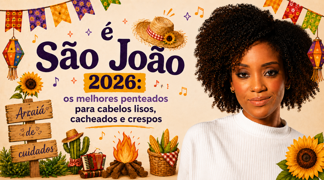 São João 2026: os melhores penteados para cabelos lisos, cacheados e crespos