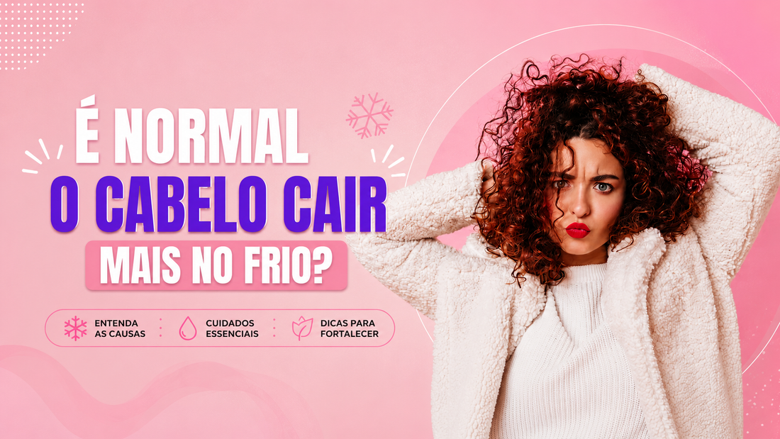 É normal o cabelo cair mais no frio?