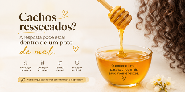 Cachos ressecados? A resposta pode estar dentro de um pote de mel