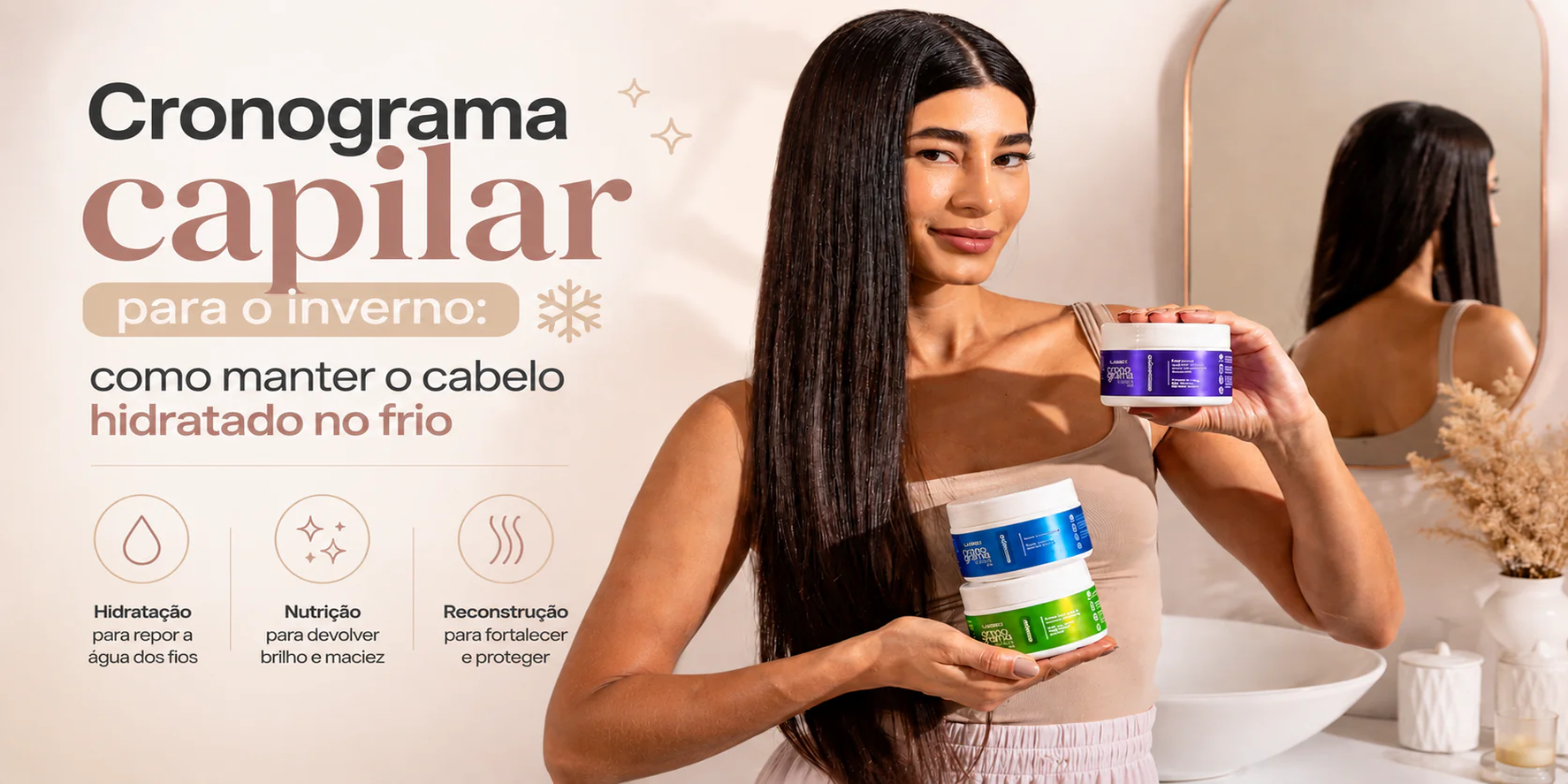 Cronograma capilar para o inverno: como manter o cabelo hidratado no frio