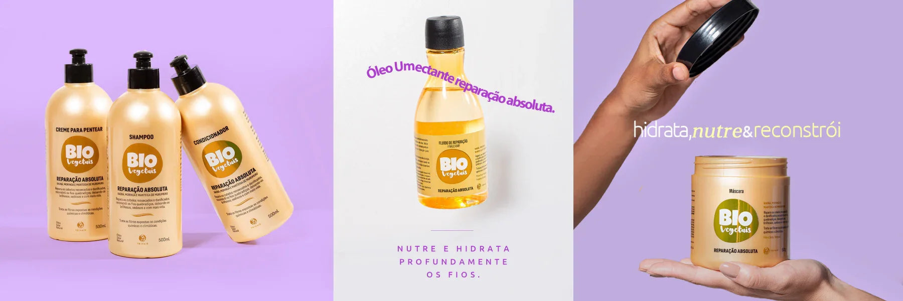 Reparação Absoluta: a linha que devolve vida aos seus fios!