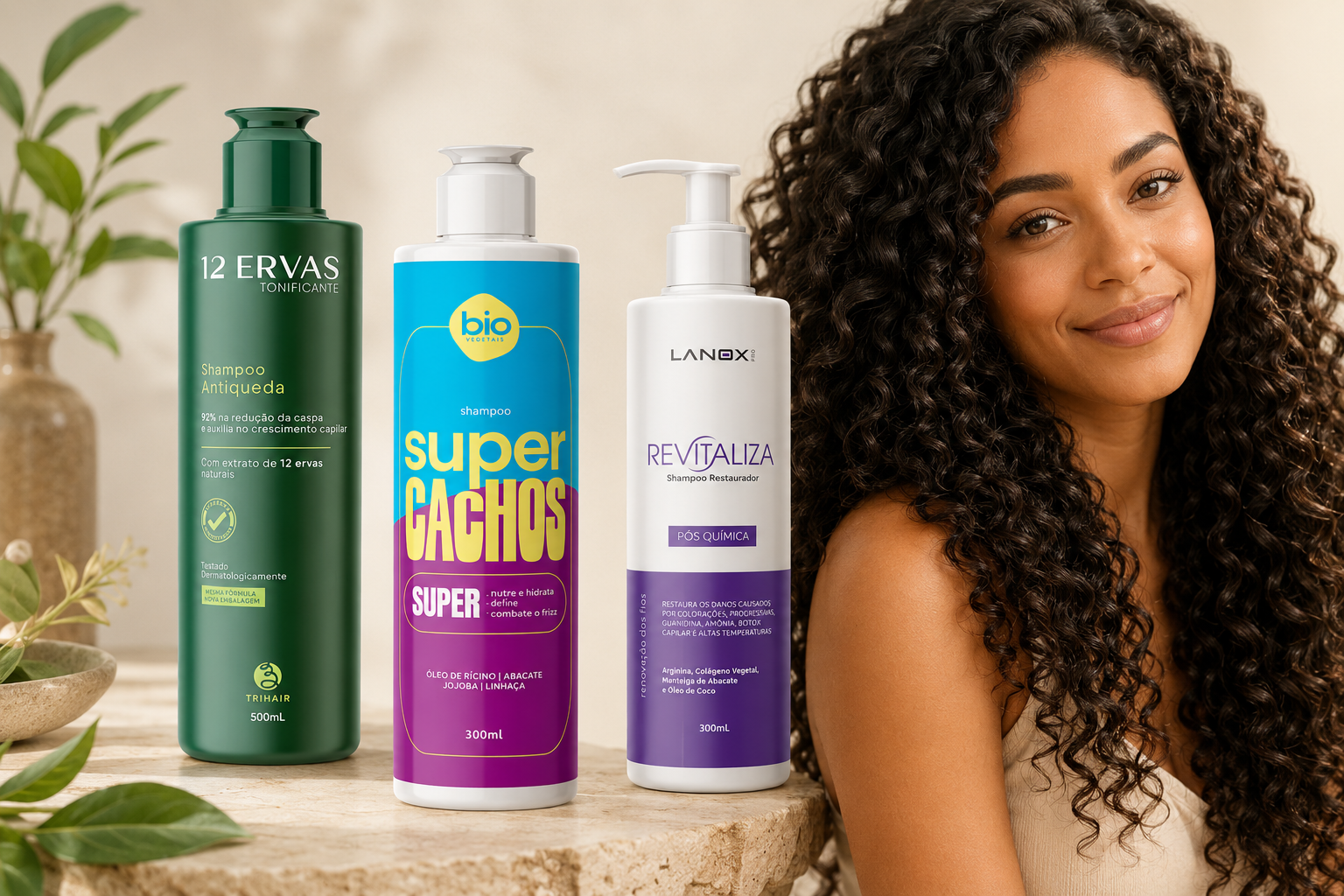 Shampoo Trihair — Limpeza Suave para Todos os Tipos de Cabelo