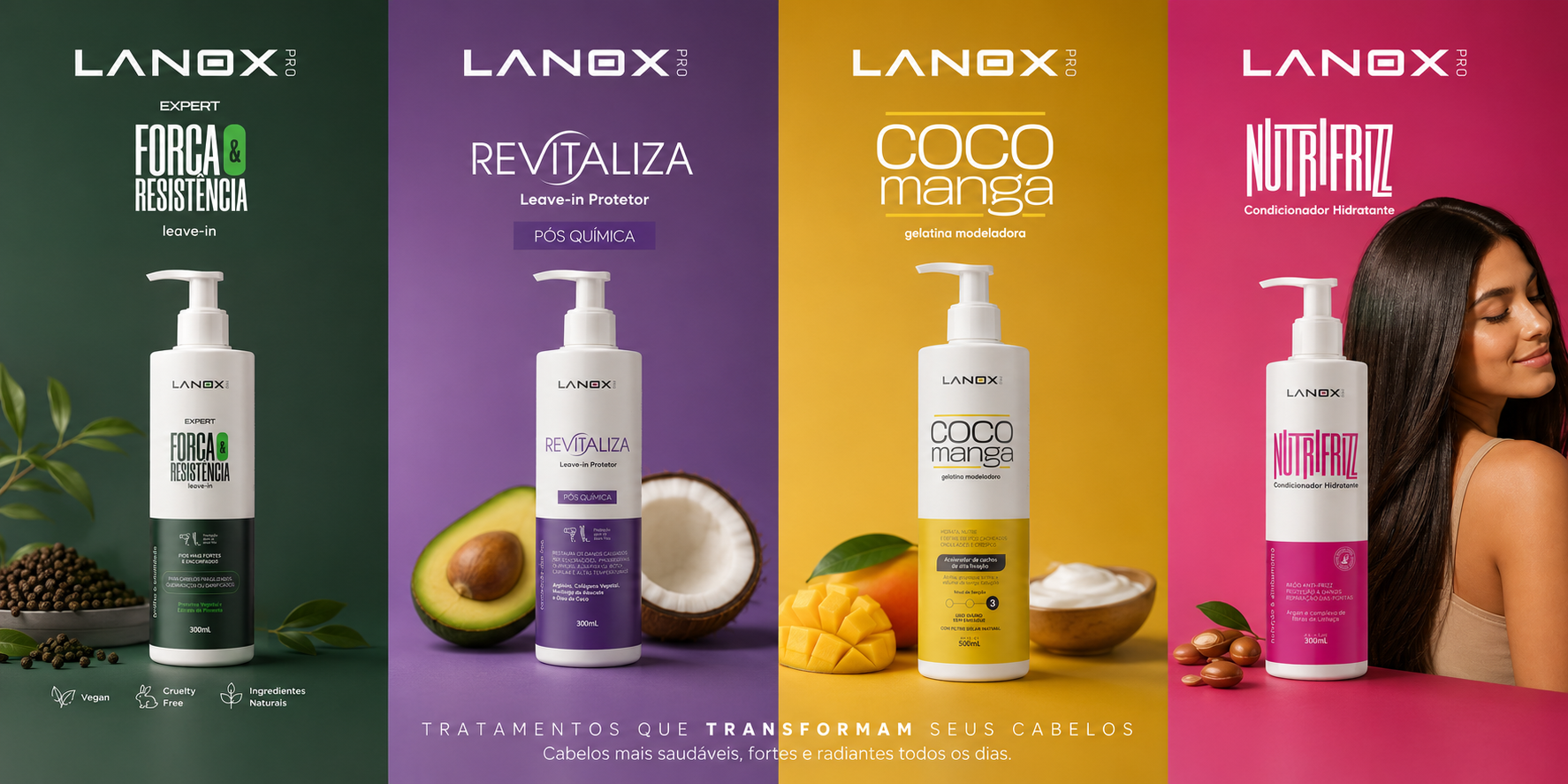 Lanox — Tratamentos Capilares Profissionais para Todos os Tipos de Cabelo