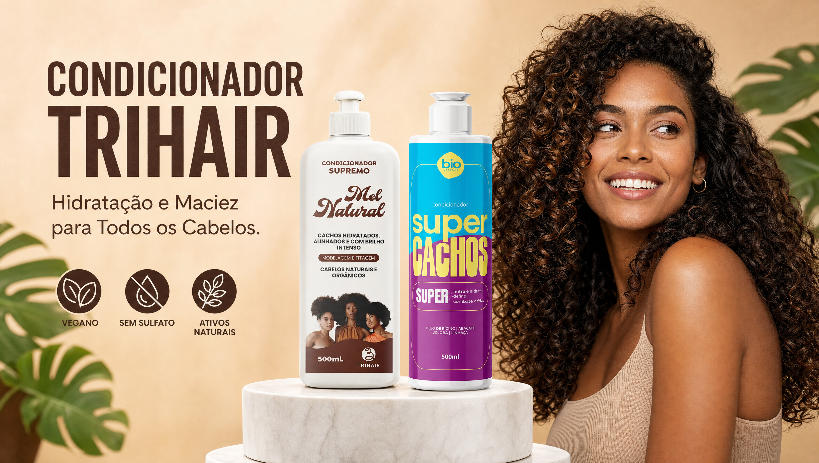 Condicionador Trihair — Hidratação e Maciez para Todos os Tipos de Cabelo