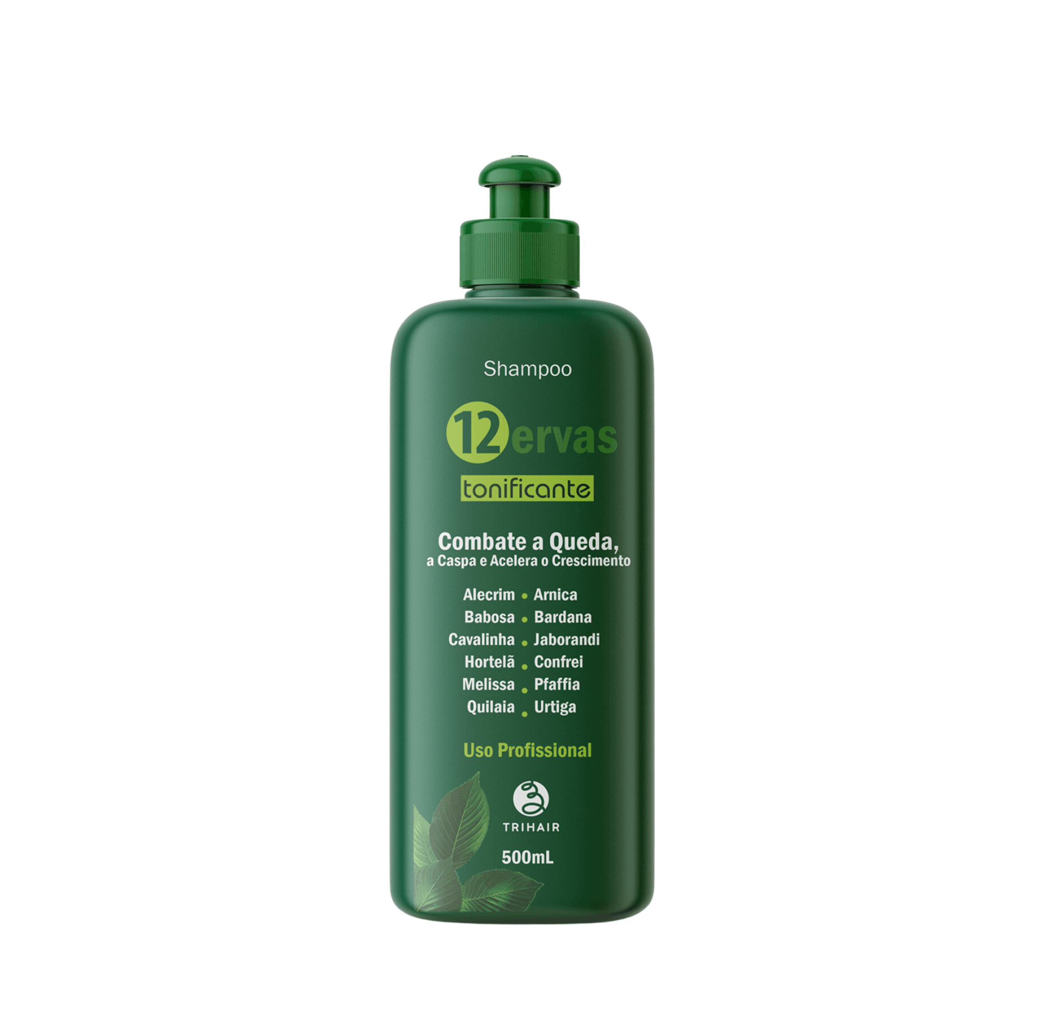 Shampoo 12 Ervas Tonificante - 500ml - Trihair Cosméticos