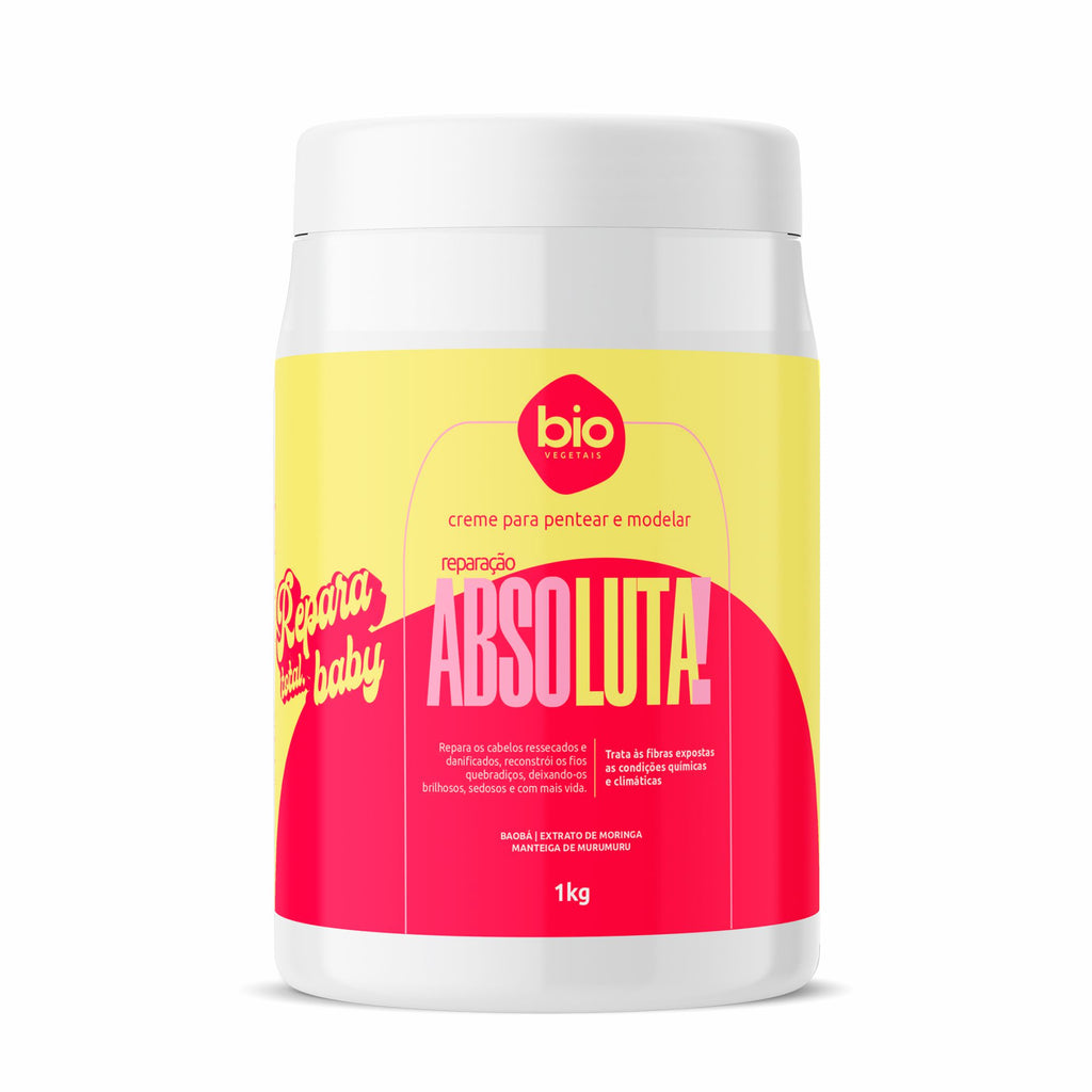 Creme de Pentear Reparação Absoluta Biovegetais 1kg