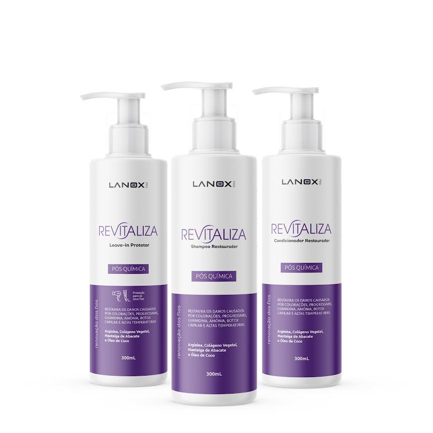 Kit Revitaliza Lanox pós-química