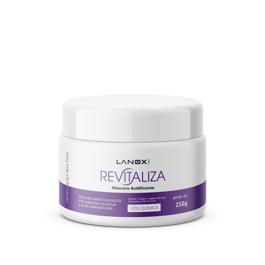 Máscara Acidificante Revitaliza Lanox 250g