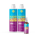 Kit Super Cachos Bio Vegetais — Ativador 500ml + Gel Modelador 500ml + Óleo Umedecedor 60ml