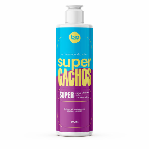 Gel Modelador Super Cachos Biovegetais 500ml
