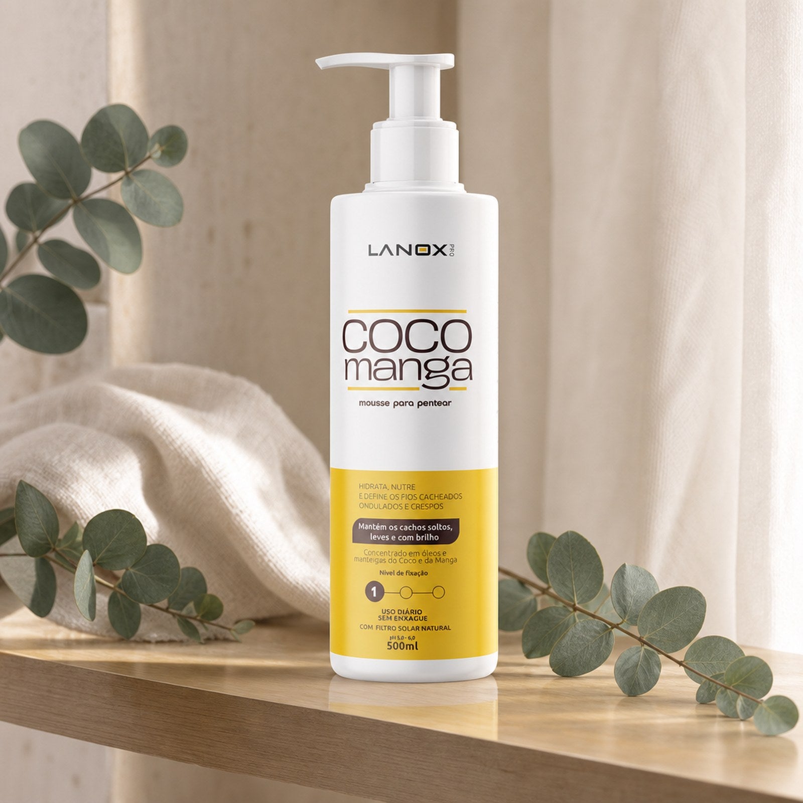 Mousse para Pentear CocoManga Lanox 500ml | Trihair – Trihair
