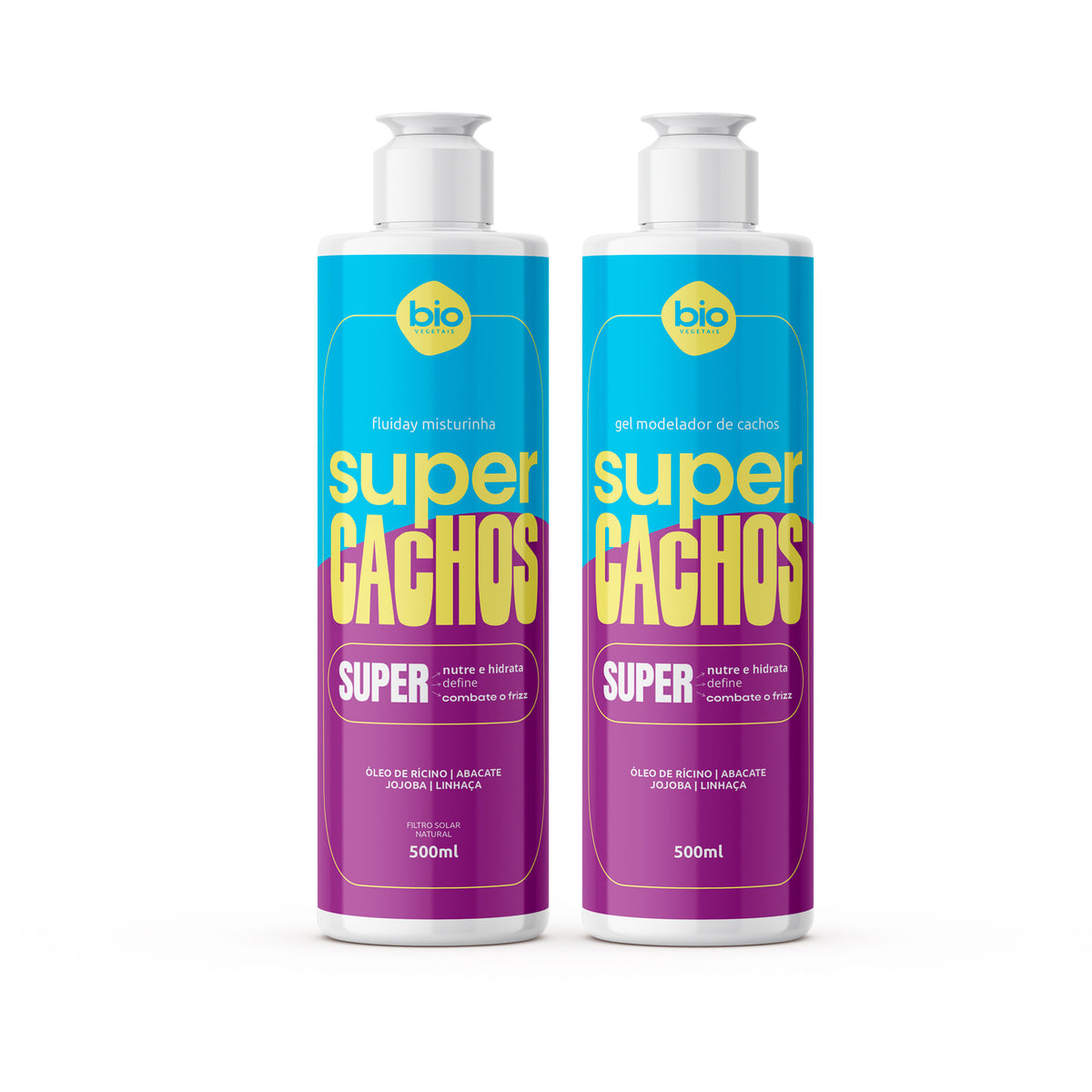 Kit Super Cachos Gel Modelador e Fluiday Day-after