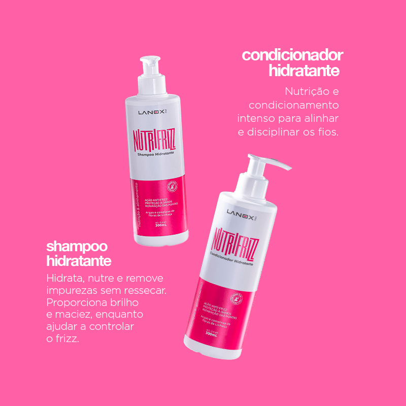 Linha Completa Nutrifrizz Lanox - Trihair Cosméticos