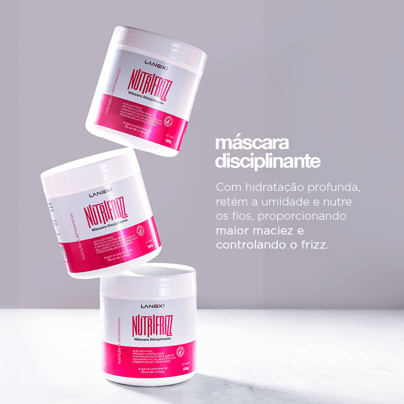 Linha Completa Nutrifrizz Lanox - Trihair Cosméticos