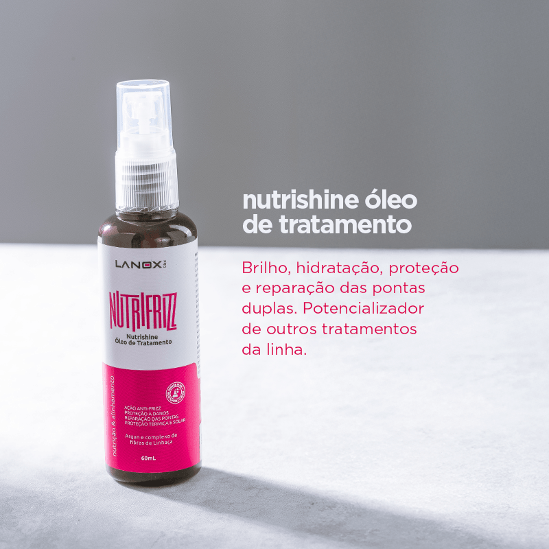 Linha Completa Nutrifrizz Lanox - Trihair Cosméticos