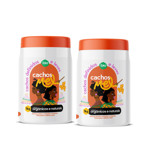 Kit 2 Cachos de Mel Bio Vegetais 1kg — Finalizador com Mel Verdadeiro