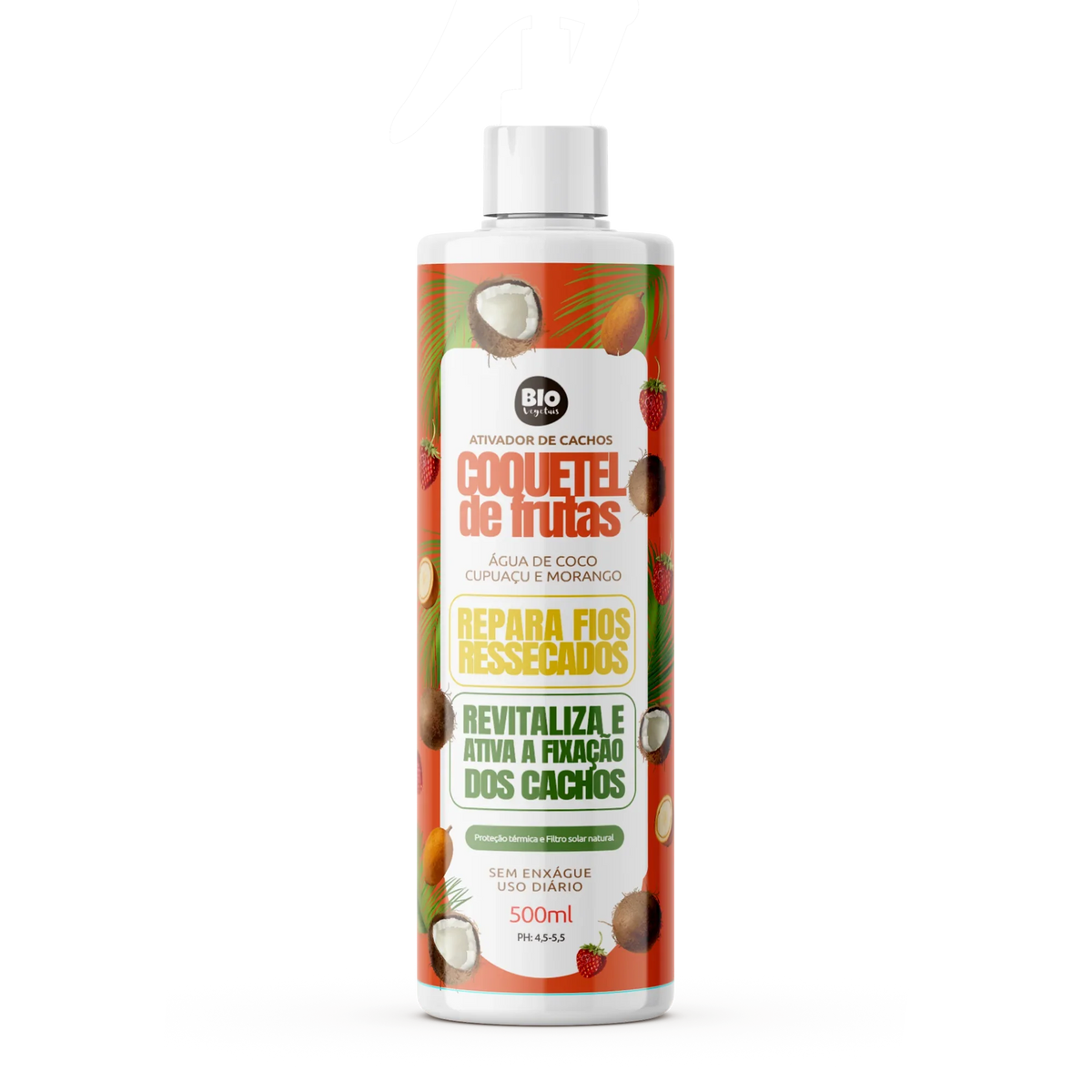 Coquetel Morango e Cupuaçu Ativador de Cachos 500ml