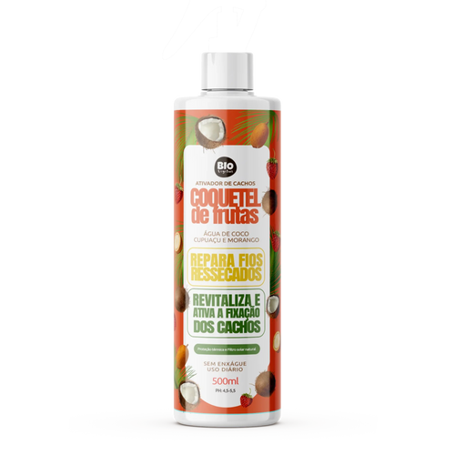 Coquetel Morango e Cupuaçu Ativador de Cachos 500ml