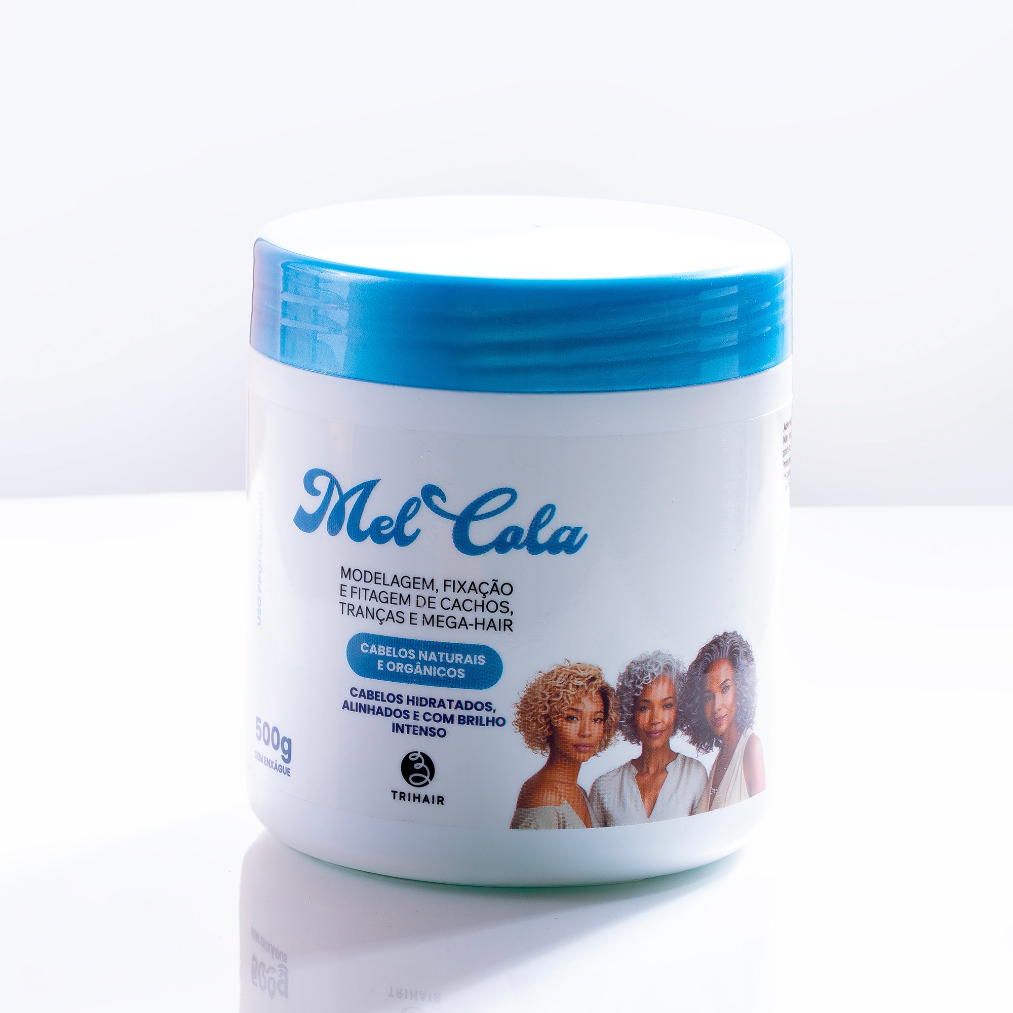 Mel Cola Cabelos Claros Trihair resultado antes e depois