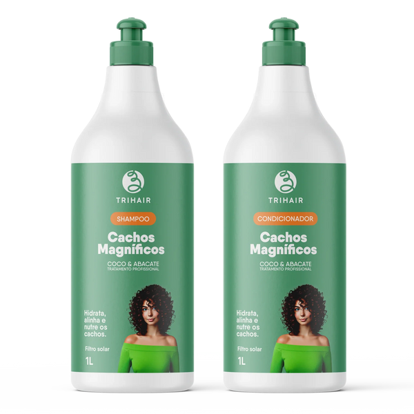 Duo Cachos Magníficos Trihair 1L – Trihair Cosméticos