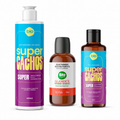 Kit Cachos Perfeitos — Gel Modelador Super Cachos 500ml + Óleo Umedecedor Super Cachos 60ml + Óleo Tutano 60ml