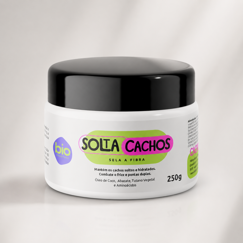 BTX Solta Cachos Vegano Biovegetais 250g antes e depois