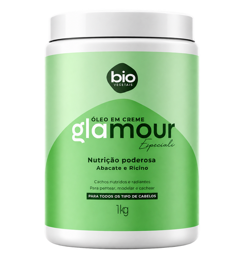 Óleo em Creme Glamour Especiali Abacate e Rícino Bio Vegetais 1kg — Nutrição Poderosa