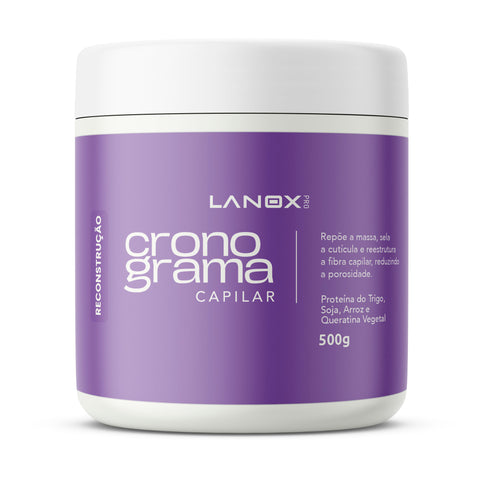 Máscara Cronograma Capilar Reconstrução Lanox 500g