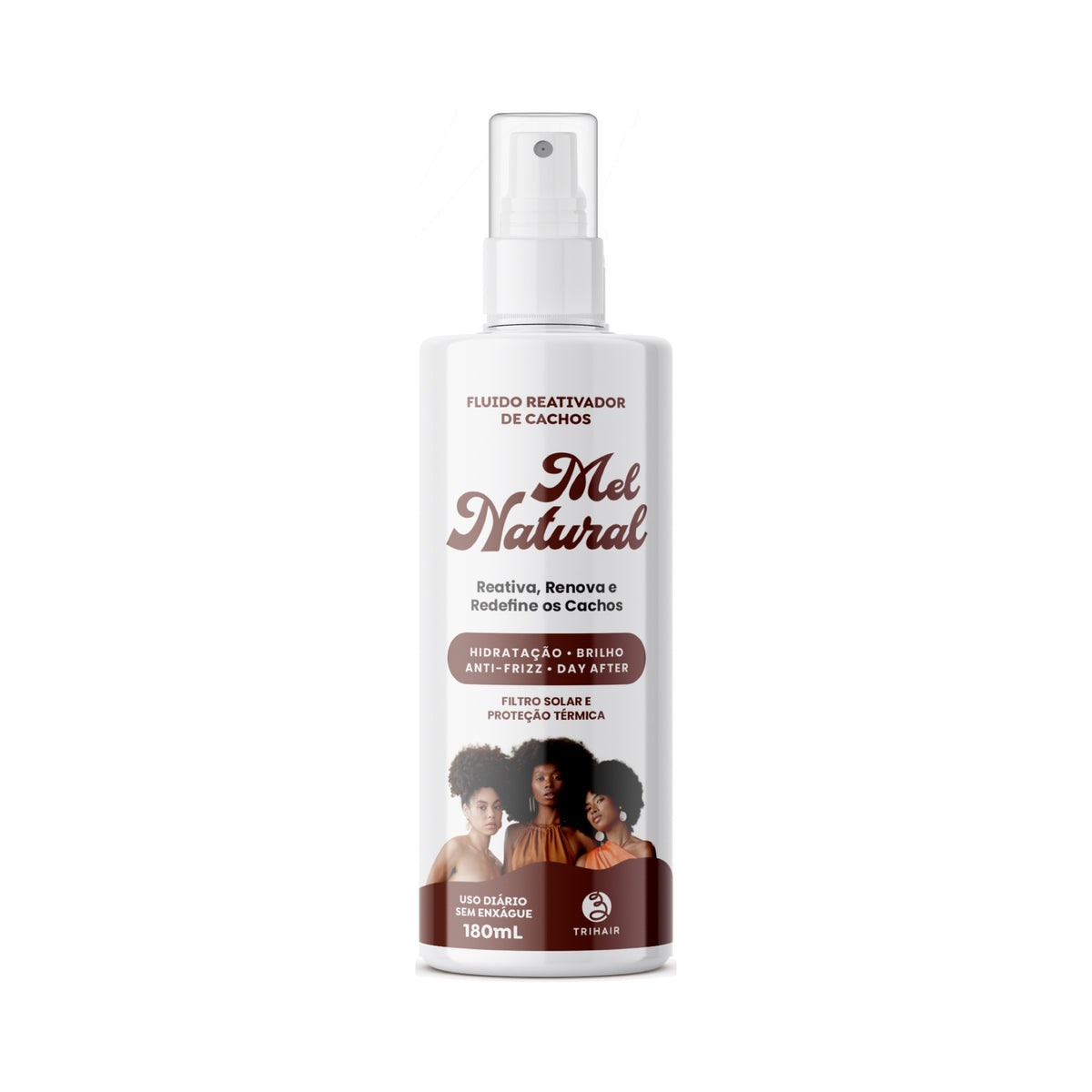 Fluido Reativador de Cachos Mel Natural Trihair 180ml