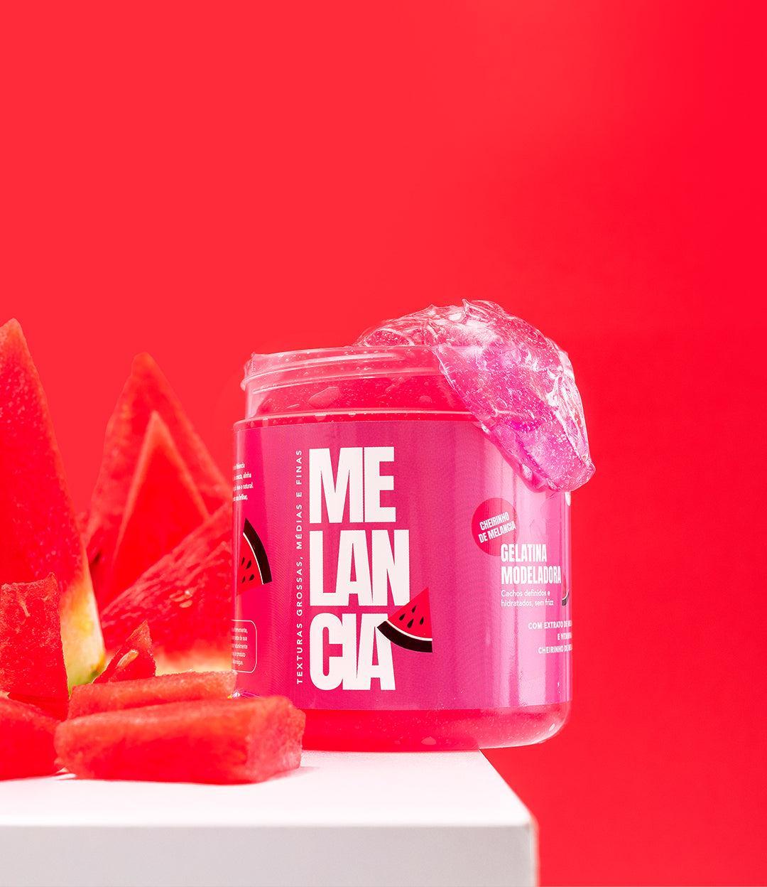 Gelatina Biovegetais Melancia - 500g - Trihair Cosméticos