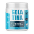 Gelatina Mais Brilho Trihair 500g — pote azul, fixação leve 1/3, 72h de definição, 10x mais brilho