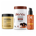 Kit Rotina Profissional Trihair: Máscara Repositora Especialista 500g, Mel Cola 1kg e Óleo Sublime 4 em 1 120ml