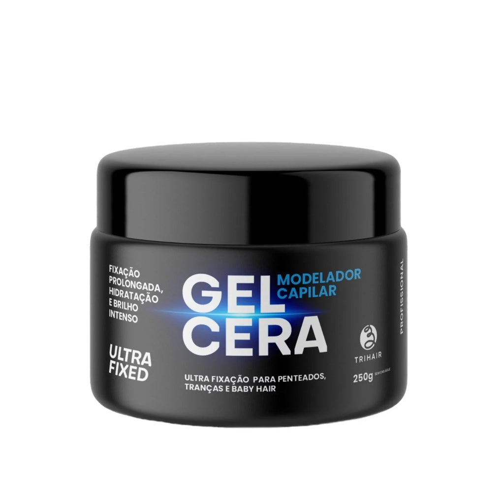 Gel Cera Modelador Trihair 250g fixação forte