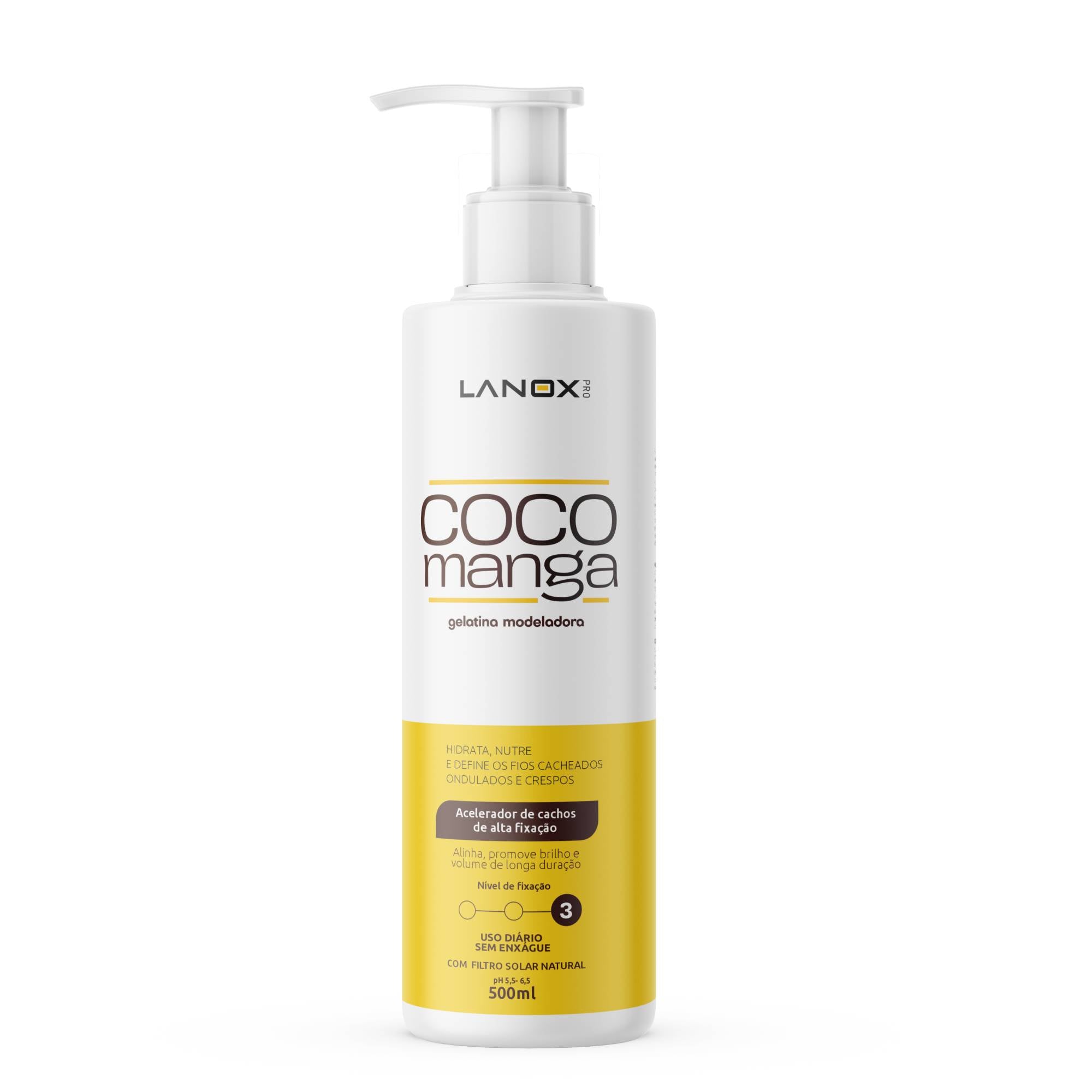 Gelatina Modeladora CocoManga Lanox 500ml | Trihair – Trihair