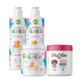 Kit Aquarela Shampoo, Condicionador e Máscara + Mel Cola Teen Rosa 500g - 4 Produtos