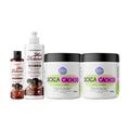 Kit BTX Turbo: 2 BTX Solta Cachos Bio Vegetais 500g + Acidificante Mel Natural 180ml + Óleo Nutritivo 60ml