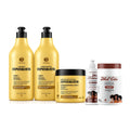 Kit Especialista Trihair + Mel Cola 1kg + Acidificante Mel Natural 180ml - Shampoo 1L, Condicionador 1L e Máscara 500g