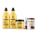 Kit Especialista Trihair + Mel Cola Linhaça Dourada 1kg + Acidificante Mel Natural 180ml